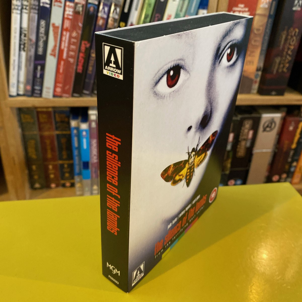 The Silence of the Lambs restoration credit artwork, angled view