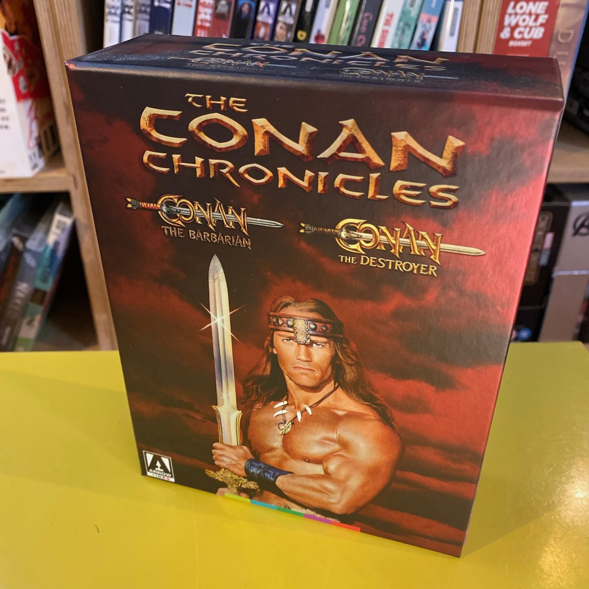 The Conan Chronicles collection restoration credit artwork, front view