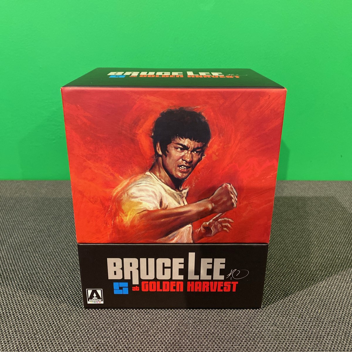 Bruce Lee at Golden Harvest restoration credit collection, front view