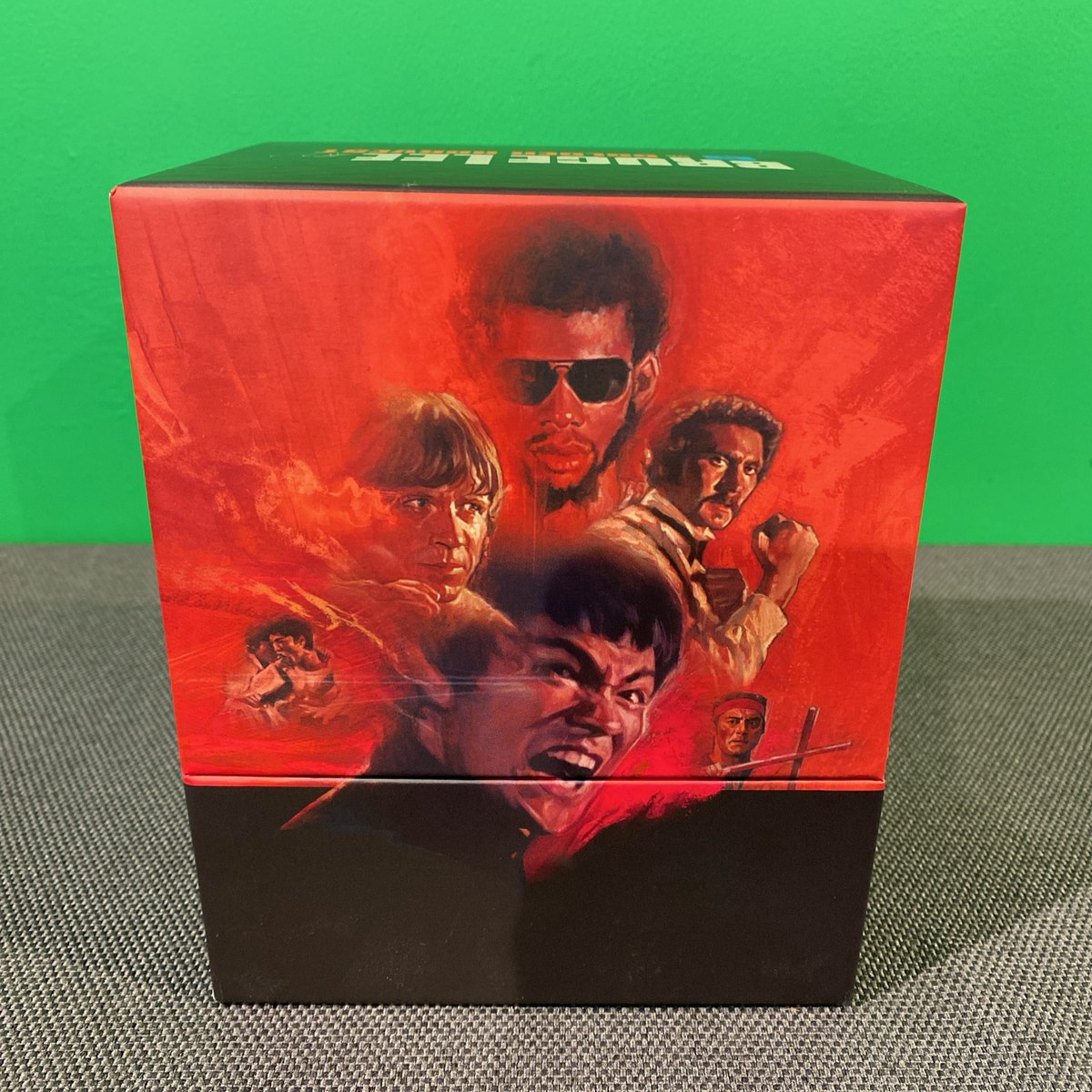 Bruce Lee at Golden Harvest restoration credit collection, rear view